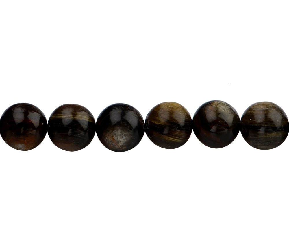 Heilstein & Edelstein-Strang - Kugeln, Muskovit-Glimmer (stab.), 12mm