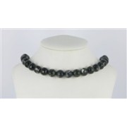 Heilstein & Edelstein-Strang - Kugeln, Muskovit-Glimmer (stab.), facettiert, 12mm