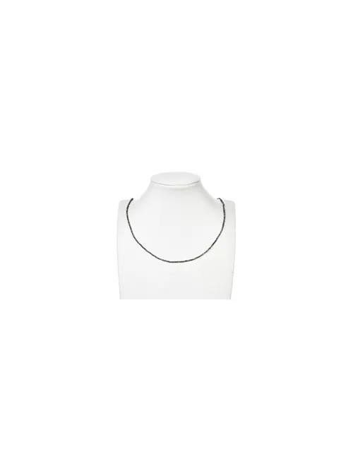Heilstein & Edelstein-Strang - Button/Disc, Nephrit, facettiert, 01 x 02mm