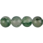 Heilstein & Edelstein-Strang - Kugeln, Prasem, 04mm