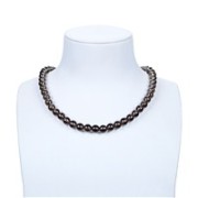 Heilstein & Edelstein-Strang - Kugeln, Rauchquarz, 08mm