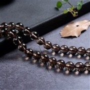 Heilstein & Edelstein-Strang - Kugeln, Rauchquarz, 08mm