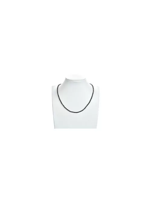 Heilstein & Edelstein-Strang - Kugeln, Rauchquarz, facettiert, 03mm