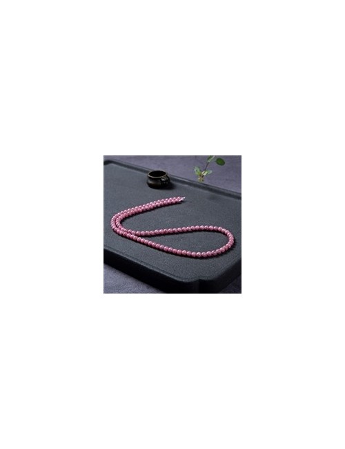 Heilstein & Edelstein-Strang - Kugeln, Rhodonit A, 04mm