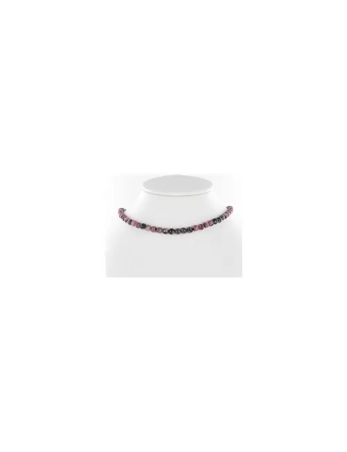 Heilstein & Edelstein-Strang - Kugeln, Rhodonit, 06mm