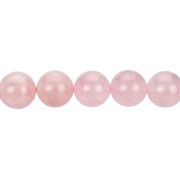 Heilstein & Edelstein-Strang - Kugeln, Rosenquarz, 20mm