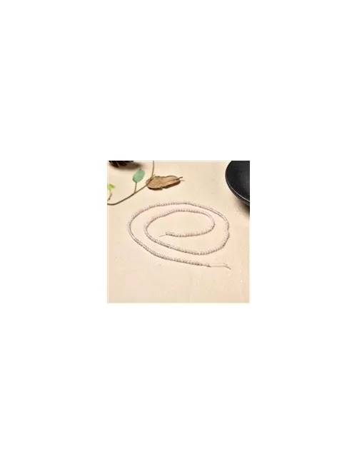 Heilstein & Edelstein-Strang - Kugeln, Rosenquarz, facettiert, 02mm
