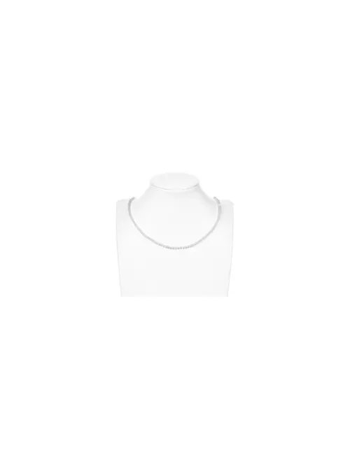 Heilstein & Edelstein-Strang - Kugeln, Rosenquarz, facettiert, 03mm (39cm)