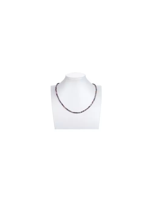 Heilstein & Edelstein-Strang - Kugeln, Saphir/Rubin, 04mm (39cm)