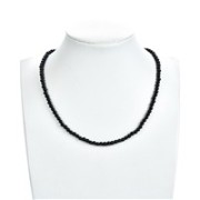 Heilstein & Edelstein-Strang - Kugeln, Schörl (stab.), 04mm