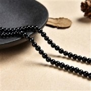 Heilstein & Edelstein-Strang - Kugeln, Schörl (stab.), 04mm