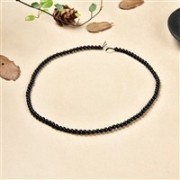 Heilstein & Edelstein-Strang - Kugeln, Schörl (stab.), 04mm