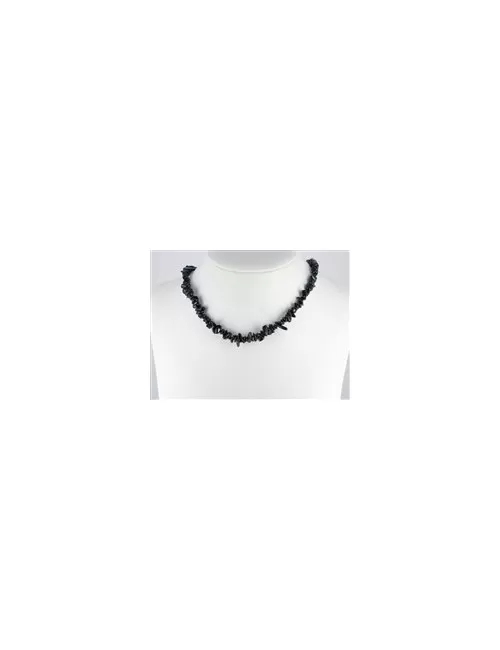 Heilstein & Edelstein-Strang - Splitter, Schörl (stab.), 02-04 x 05-10mm (88cm)