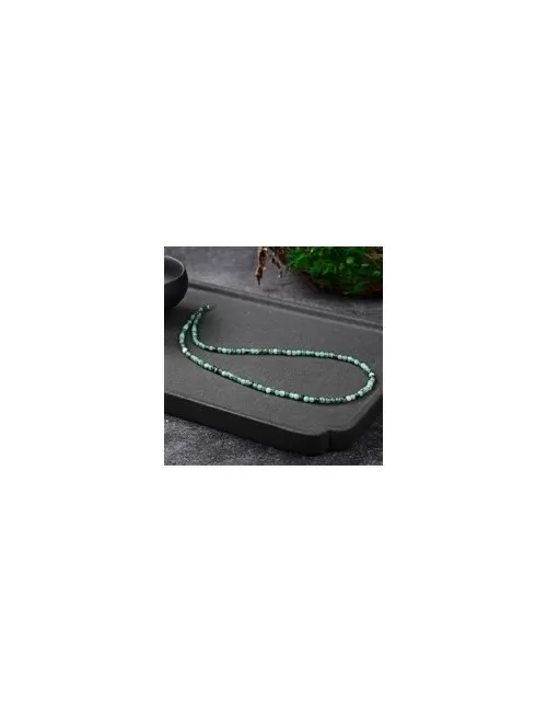 Heilstein & Edelstein-Strang - Kugeln, Smaragd, 04mm (39cm)