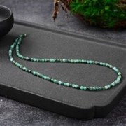 Heilstein & Edelstein-Strang - Kugeln, Smaragd, 04mm (39cm)