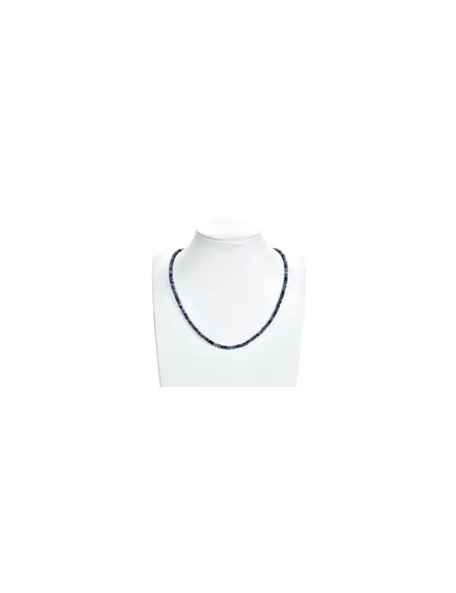 Heilstein & Edelstein-Strang - Button, Sodalith, facettiert, 04mm