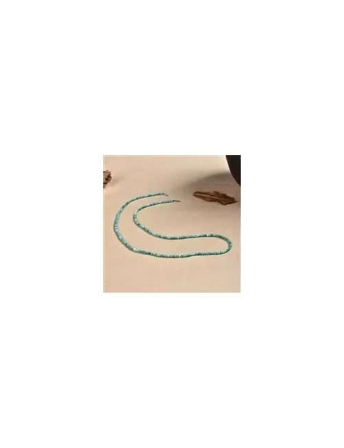 Heilstein & Edelstein-Strang - Kugeln, Türkis (stab.), 02mm