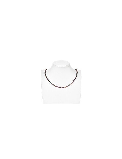 Heilstein & Edelstein-Strang - Kugeln, Turmalin (bunt), facettiert, 04,5mm