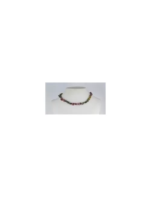 Heilstein & Edelstein-Strang - Trommelsteine, Turmalin (bunt), 05 x 08mm