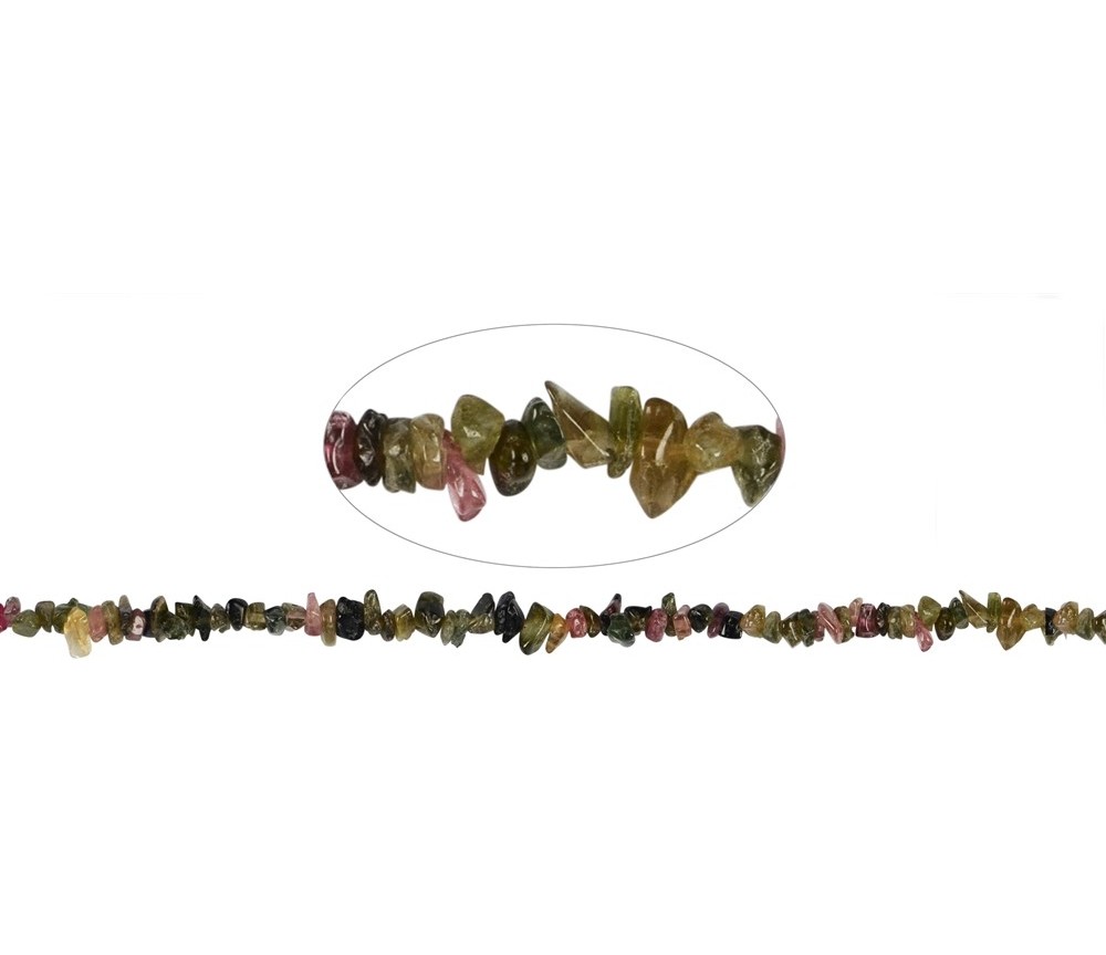 Heilstein & Edelstein-Strang - Splitter, Turmalin (bunt), 03-05mm (39cm) (3 St./VE)