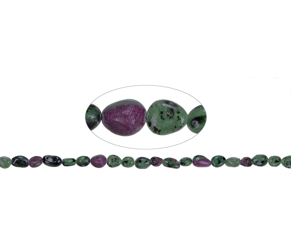 Heilstein & Edelstein-Strang - Nuggets, Zoisit-Rubin, 06-08mm