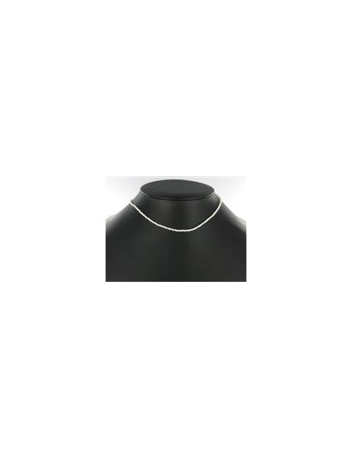 Heilstein & Edelstein-Strang - Kugeln, Perlmutt (hell), 02mm