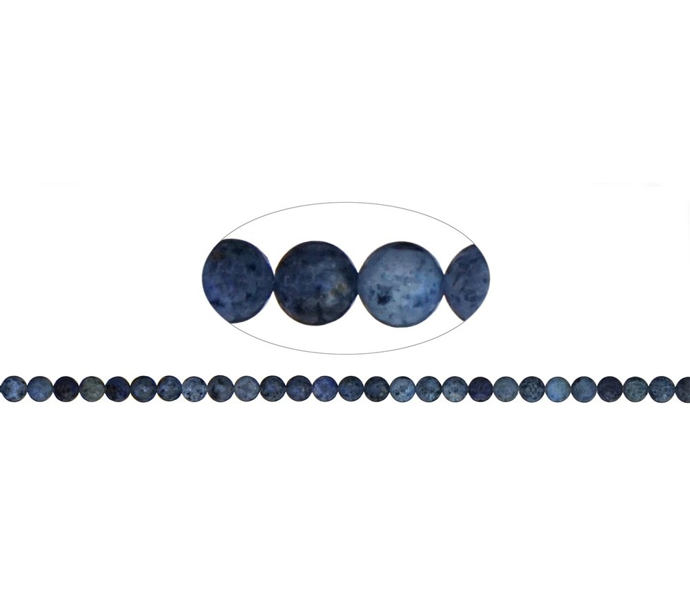 Heilstein & Edelstein-Strang - Kugeln, Dumortierit, 06mm