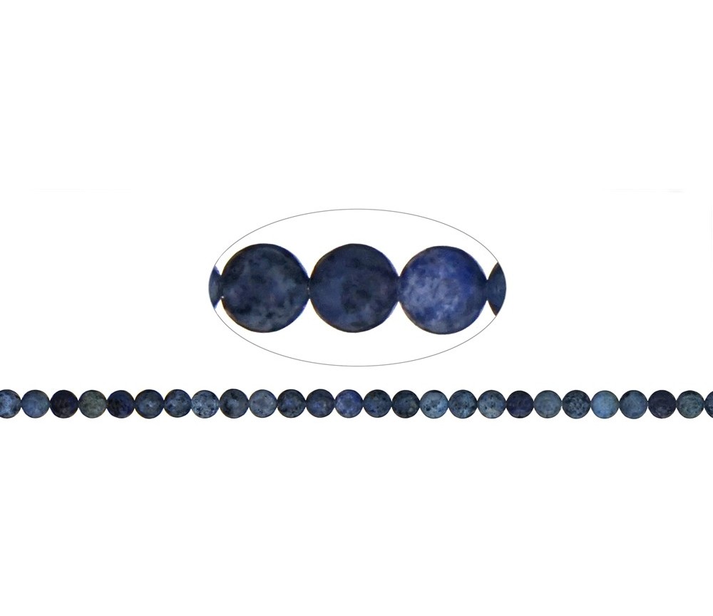 Heilstein & Edelstein-Strang - Kugeln, Dumortierit, 08mm