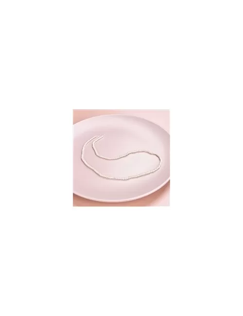 Heilstein & Edelstein-Strang - Potatoe, Süßwasser-Perle, creme-weiß, 02 x 02-03mm
