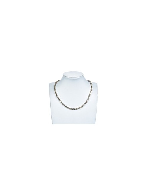 Heilstein & Edelstein-Strang - Reiskorn, Süßwasser-Perle, gelbgrün (gef.), 06-07mm