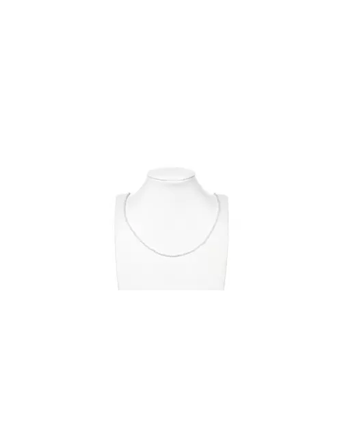 Heilstein & Edelstein-Strang - Reiskorn, Süßwasser-Perle, creme-weiß, 02 - 03mm
