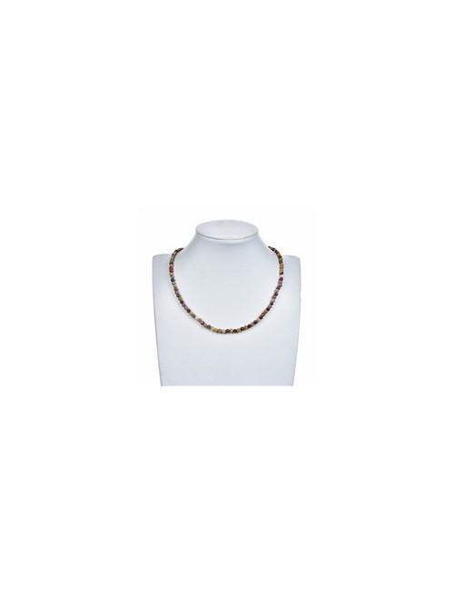 Heilstein & Edelstein-Strang - Kugeln, Mookait, facettiert 04mm (39cm)