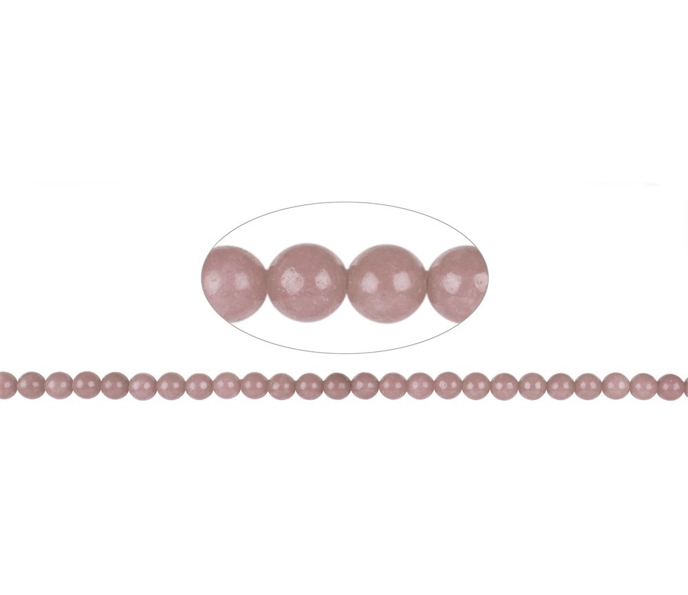 Heilstein & Edelstein-Strang - Kugeln, Thulit, 06mm