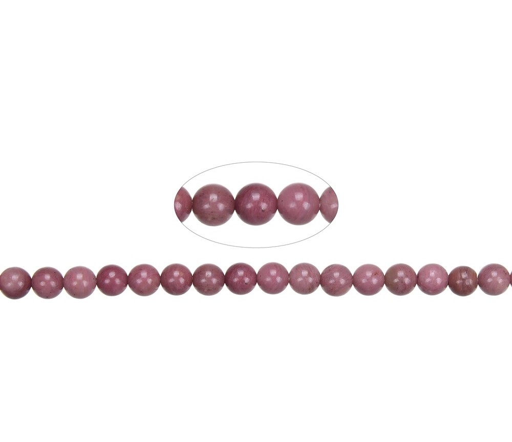 Heilstein & Edelstein-Strang - Kugeln, Thulit, 06mm