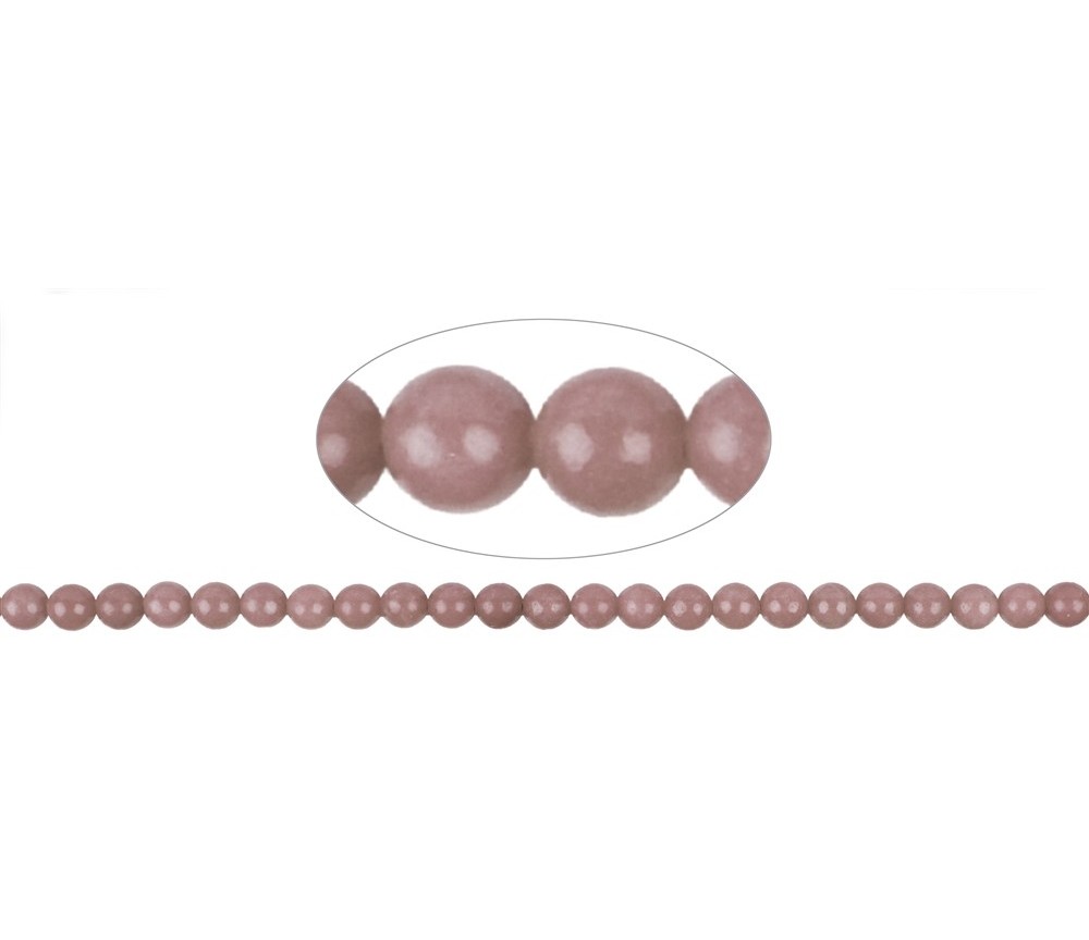 Heilstein & Edelstein-Strang - Kugeln, Thulit, 08-08,5mm