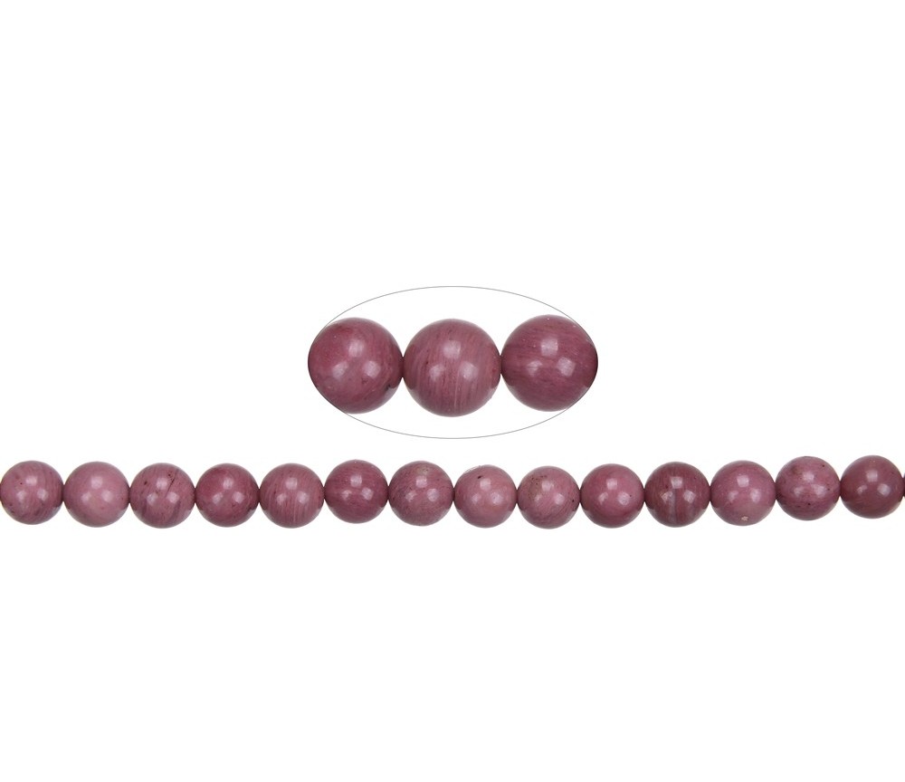 Heilstein & Edelstein-Strang - Kugeln, Thulit, 06mm