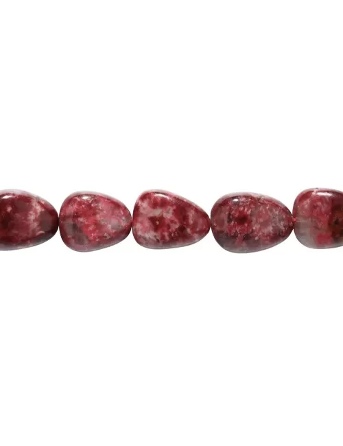 Heilstein & Edelstein-Strang - Nuggets, Thulit, 18 x 14mm (39cm)