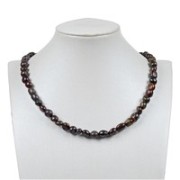 Heilstein & Edelstein-Strang - Nuggets, Tigereisen, 07 - 09mm (38cm)