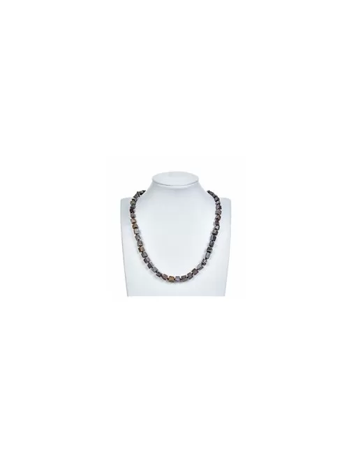 Heilstein & Edelstein-Strang - Würfel, Bronzit, 06-08 x 06-08mm (43cm)