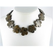 Heilstein & Edelstein-Strang - Blüte, Bronzit, 30mm