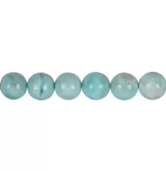 Heilstein & Edelstein-Strang - Kugeln, Larimar A, 11mm