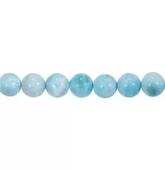 Heilstein & Edelstein-Strang - Kugeln, Larimar AA, 12mm