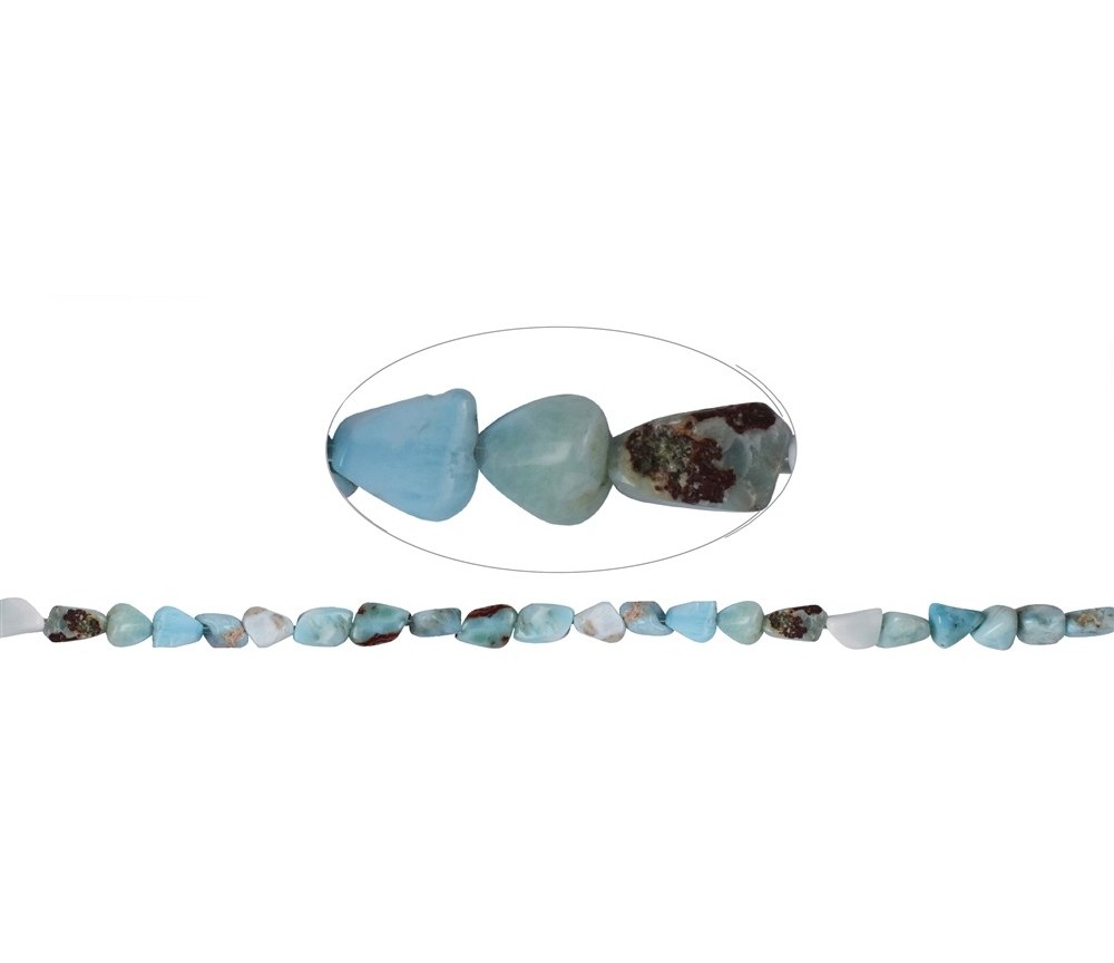 Heilstein & Edelstein-Strang - Nuggets, Larimar, 06-09 x 06mm