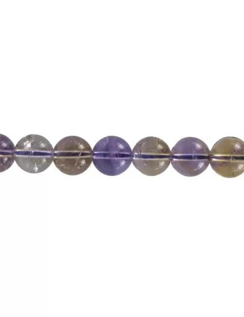 Heilstein & Edelstein-Strang - Kugeln, Ametrin, 12mm