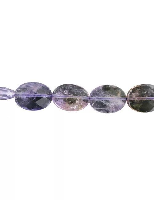 Heilstein & Edelstein-Strang - Linse, Ametrin, facettiert, 20 x 15mm