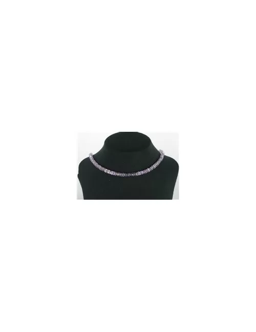 Heilstein & Edelstein-Strang - Button, Ametrin, facettiert, 04 x 06mm