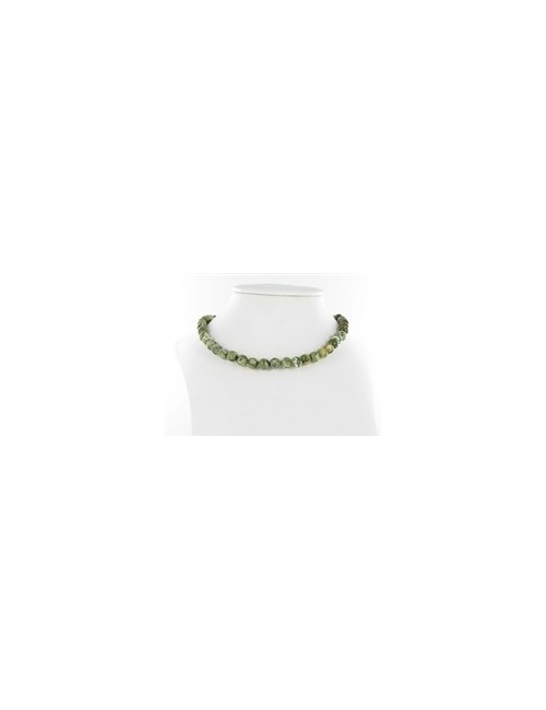 Heilstein & Edelstein-Strang - Kugeln, Rhyolith (Regenwaldrhyolith), 08mm