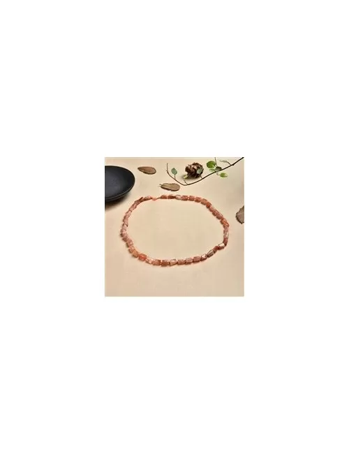Heilstein & Edelstein-Strang - Zylinder, Sonnenstein, 10 x 06mm (41cm)