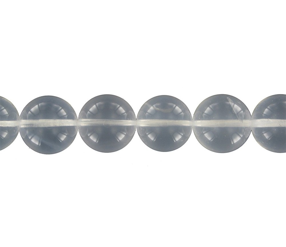 Heilstein & Edelstein-Strang - Kugeln, Girasolquarz, 16mm