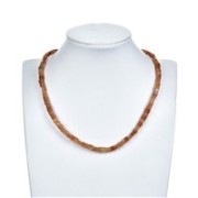 Heilstein & Edelstein-Strang - Würfel, Aventurin (orange-rot), 04mm